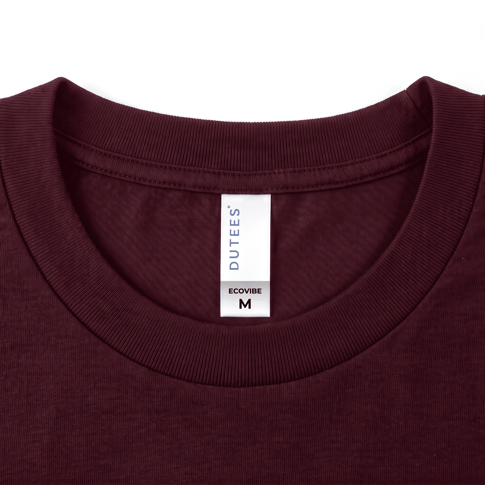 160 GSM Unisex Maroon Round-Neck T-Shirt view 1