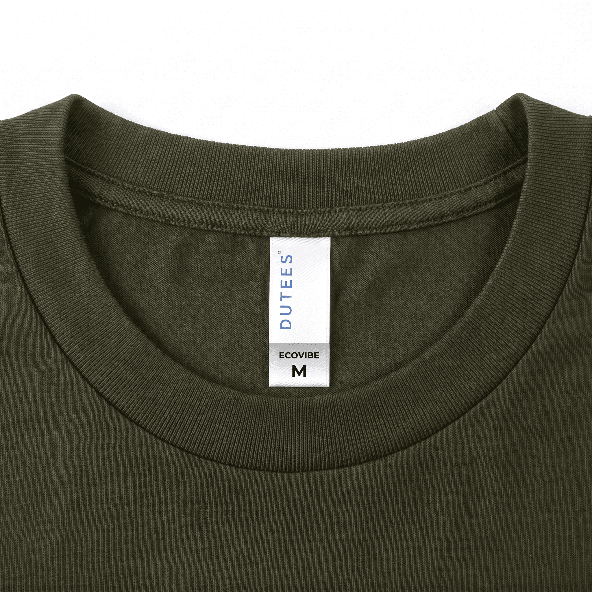 160 GSM Unisex Round-Neck Olive Green T-Shirt view 1