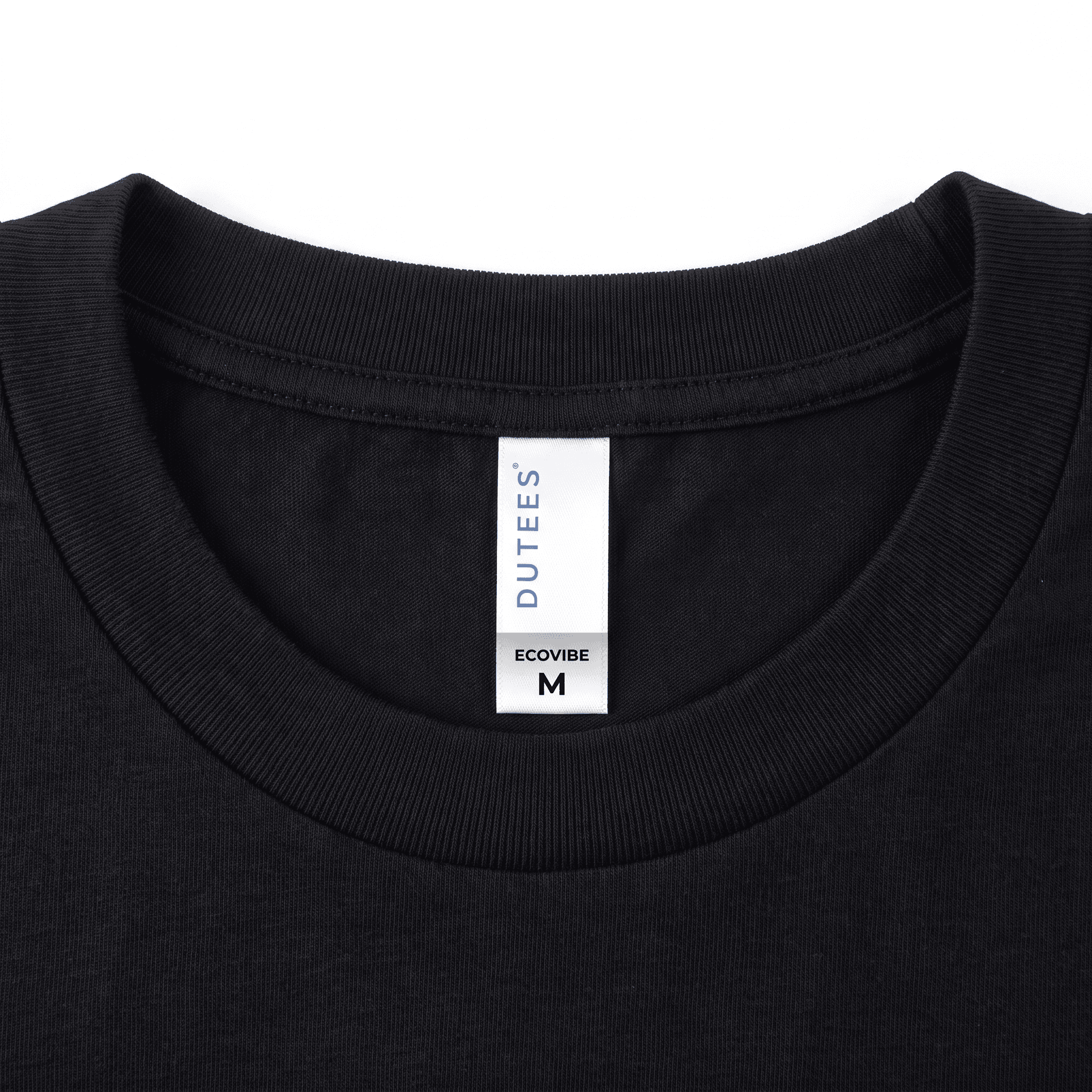160 GSM Unisex Black Round-Neck T-Shirt view 1
