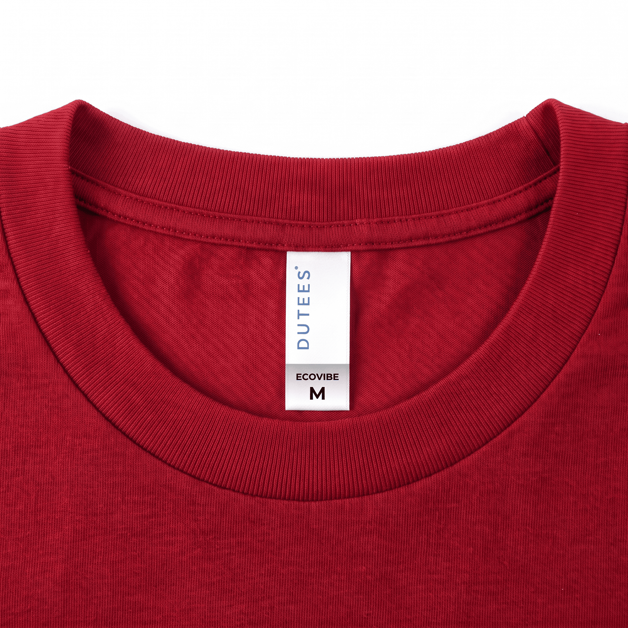 160 GSM Unisex Red Round-Neck T-Shirt view 1
